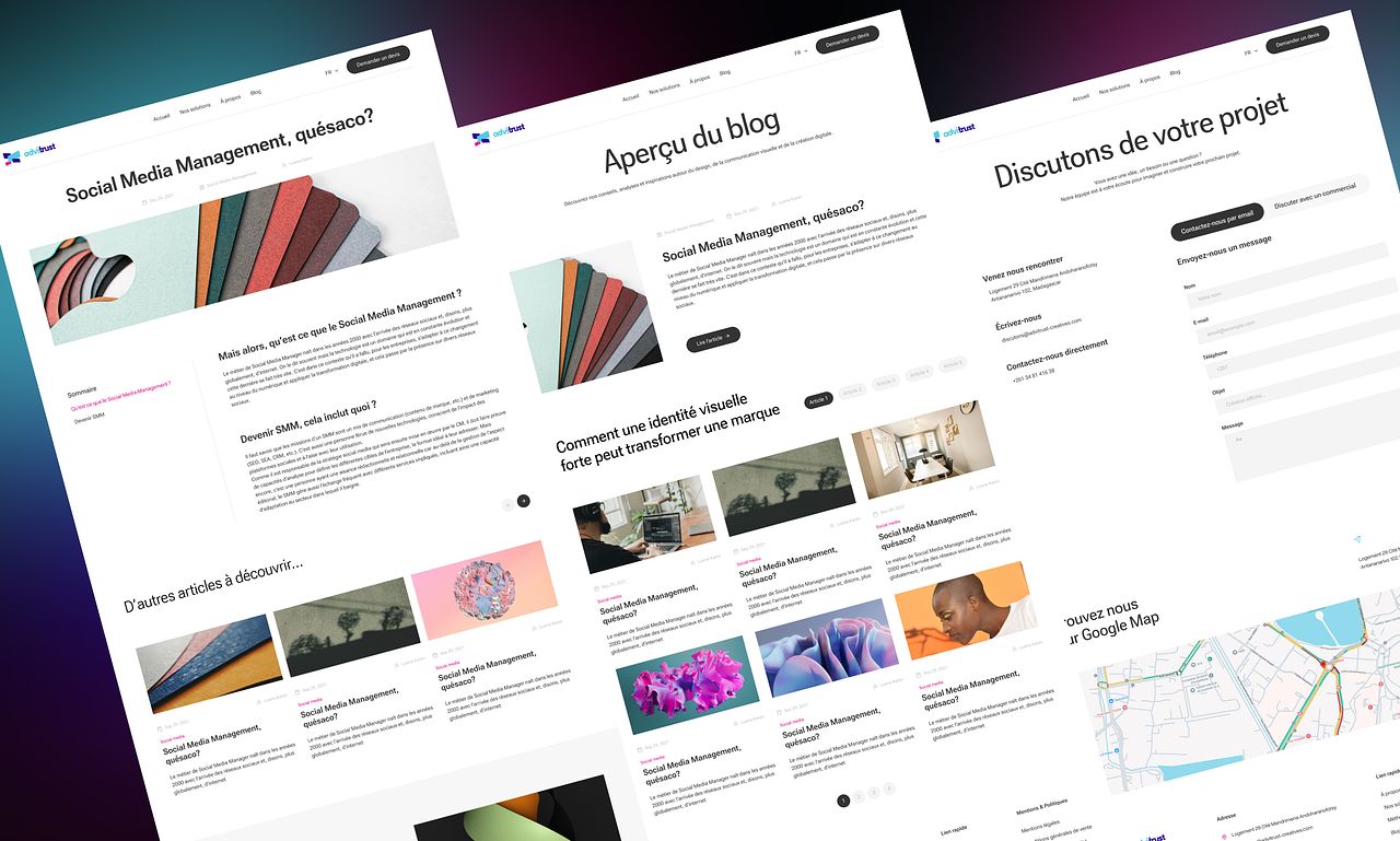 Advitrust - Refonte UX/UI Design