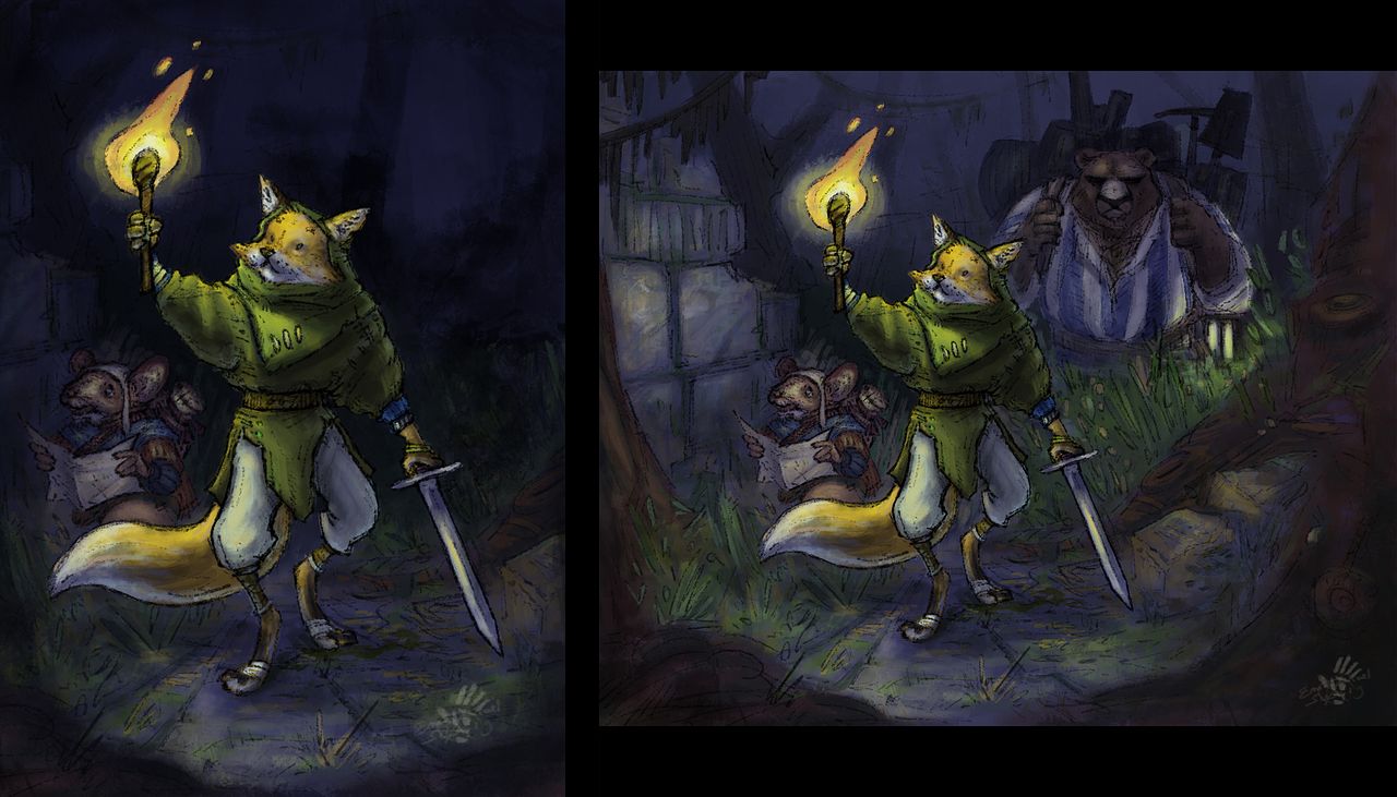 Renard aventurier et ses compagnons