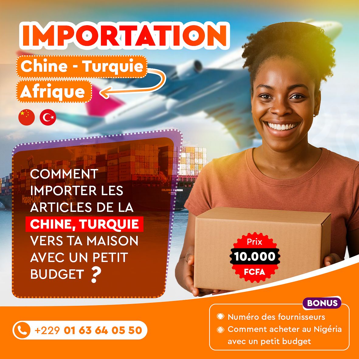 Import chine turquie