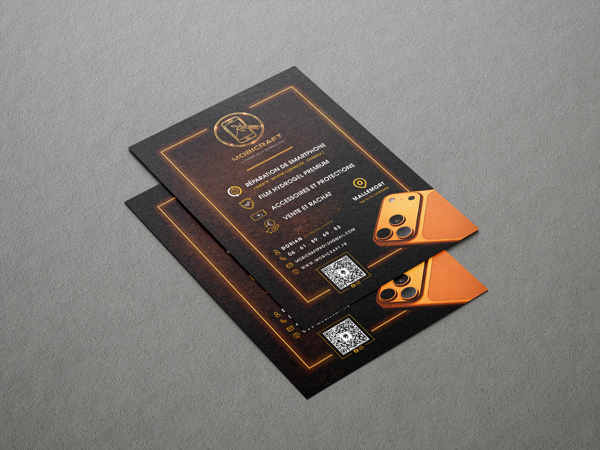 Flyer Mobicraft Réparation Smartphone