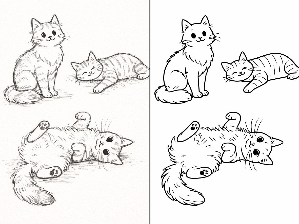 Dessin de chats
