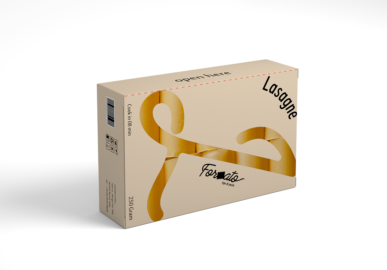 Formato pasta packaging