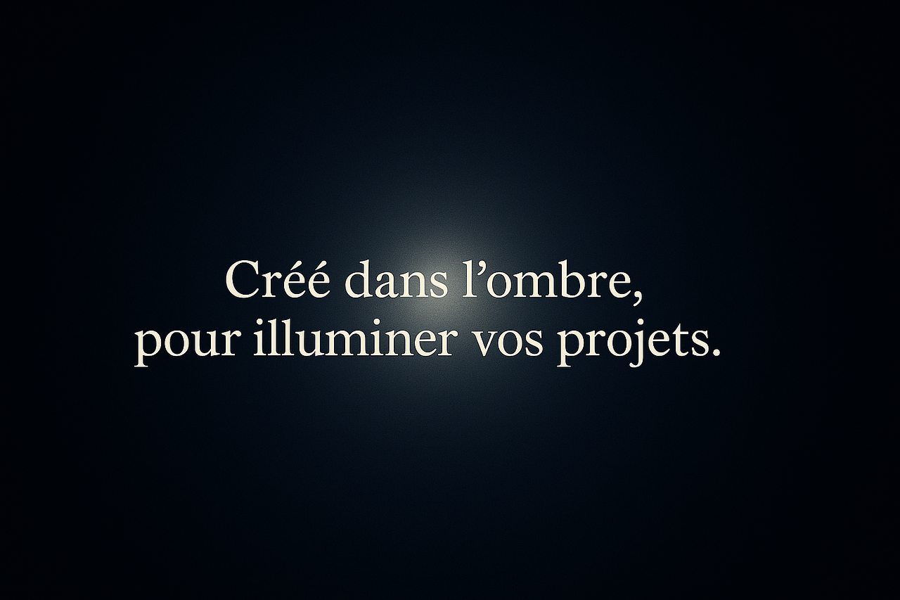 Lumière surgissant du néant