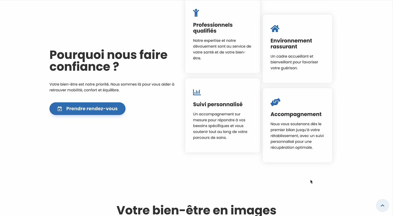 Site web I PhysioBellevues
