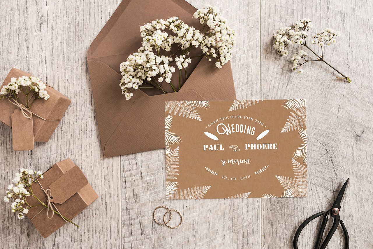 Réalisation faire part mariage