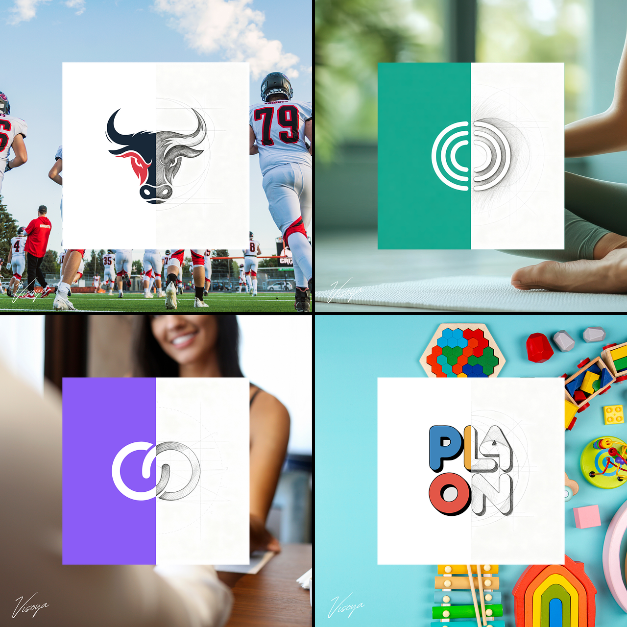 Création de logos – Du croquis au logo final (prés