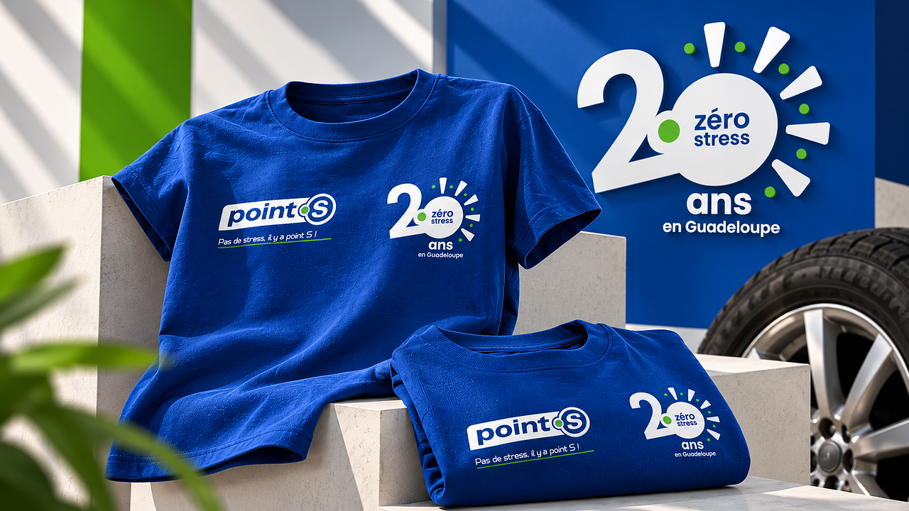 Identité visuelle 20 ans Point S