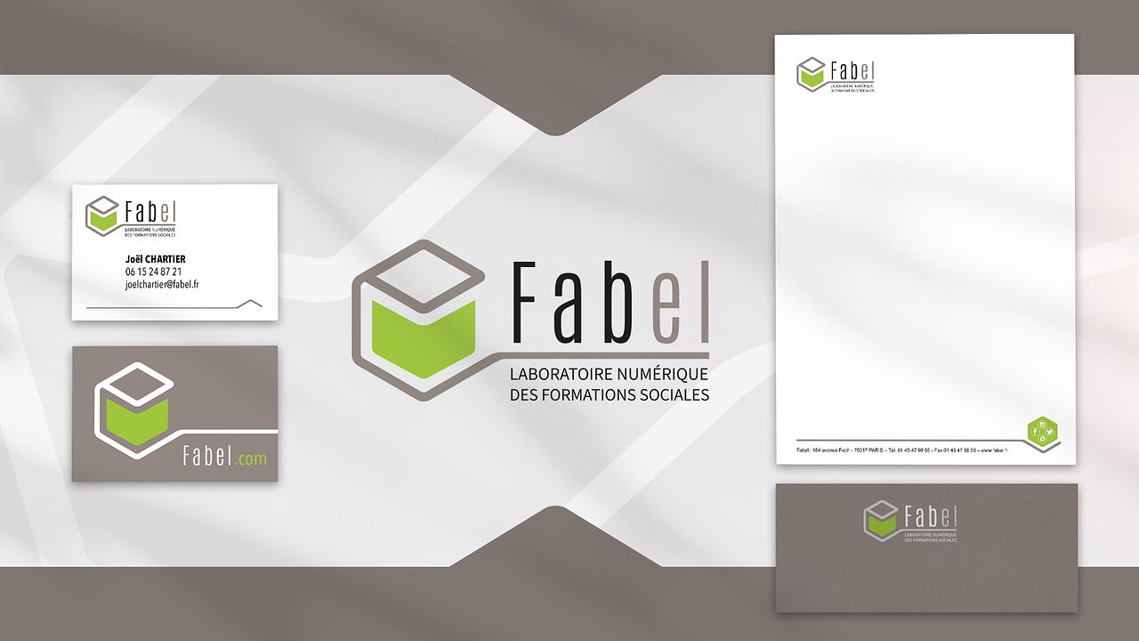 Logo et papeterie Fabel