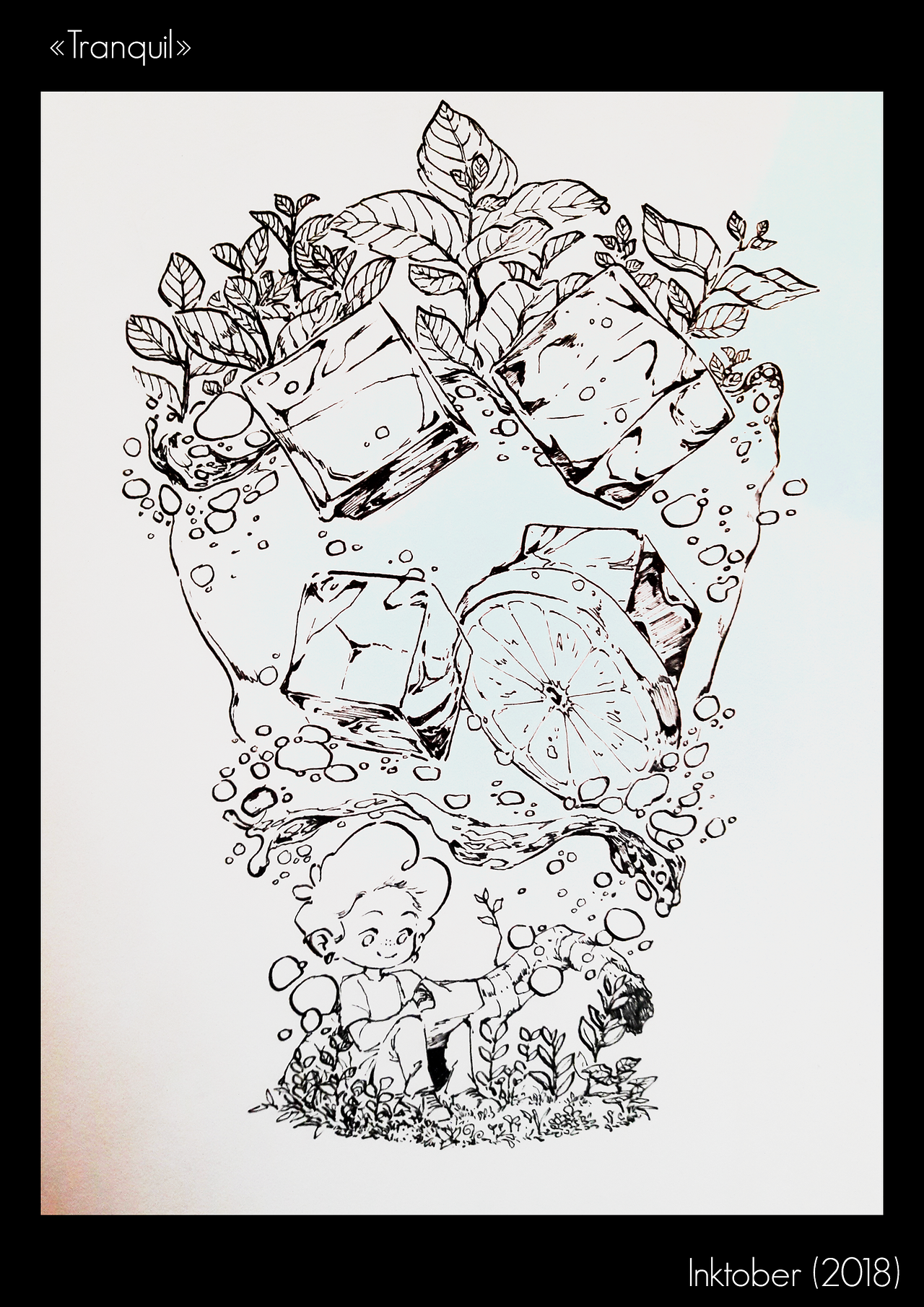 7 - Tranquil (Inktober)