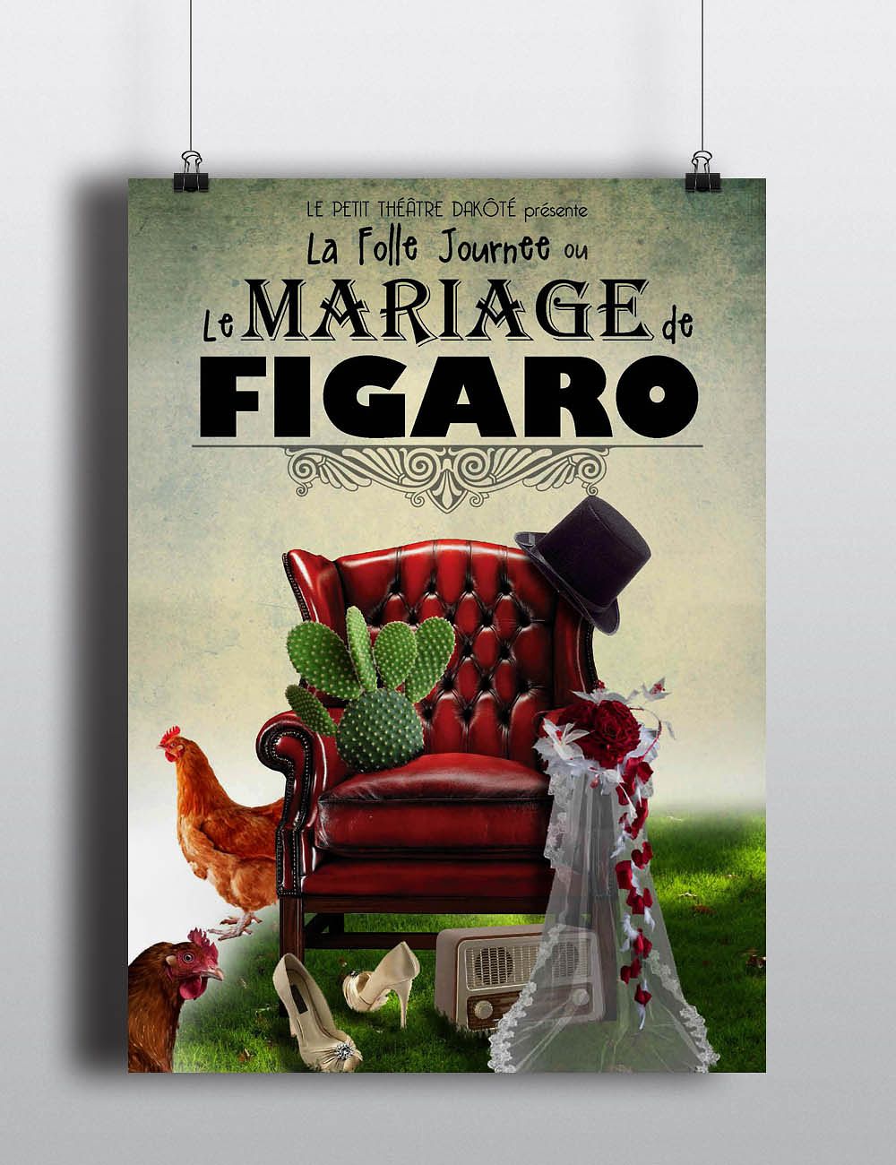 Affiche pour le Mariage de Figaro