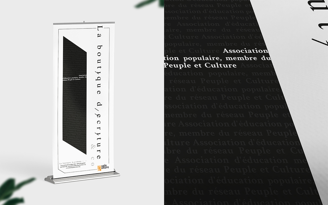 La Boutique d'Écriture - Roll-up