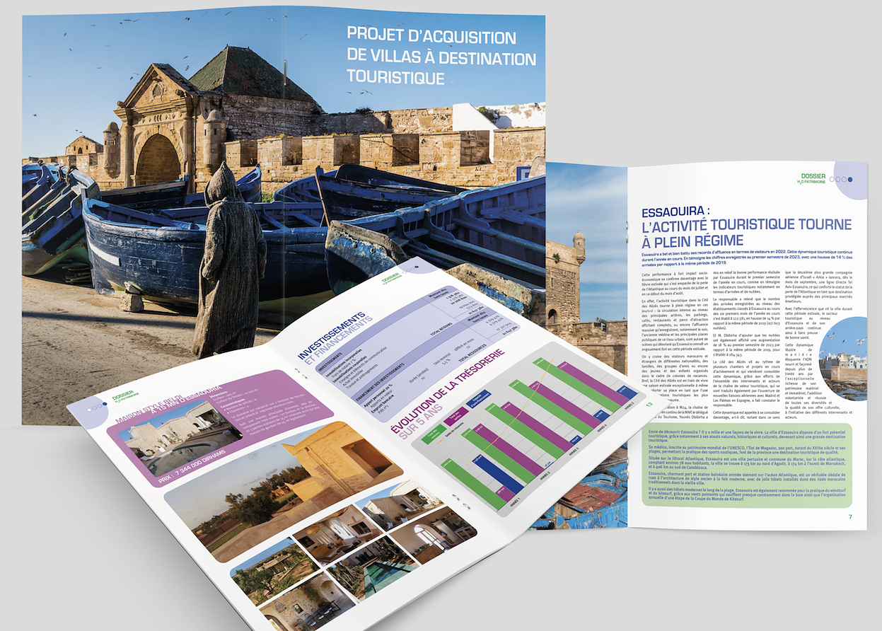 Dossier de présentation H2O Patrimoine – maquette