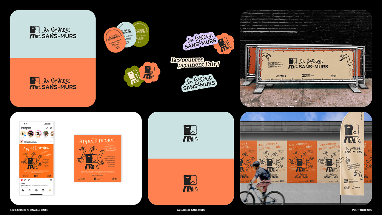 La galerie sans-murs - Identité Visuelle
