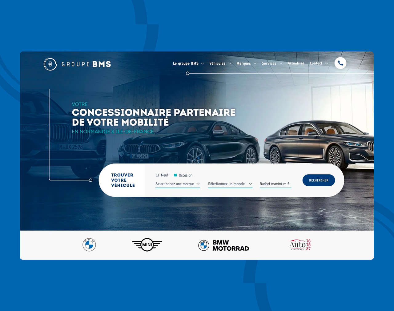 Refonte du site du groupe BMS