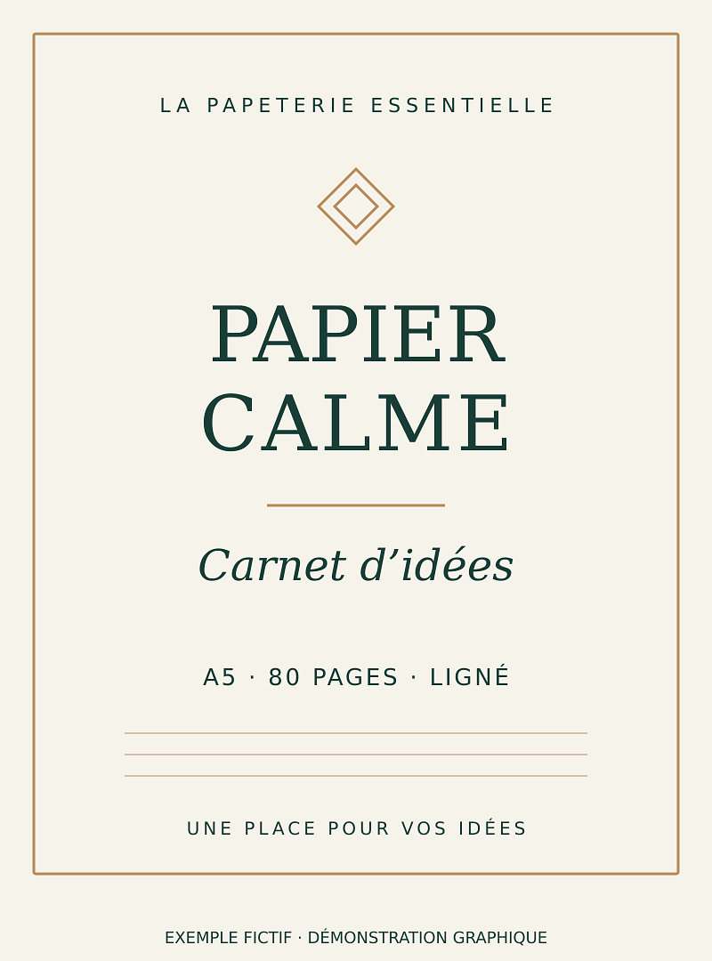 Papier Calme | Papeterie