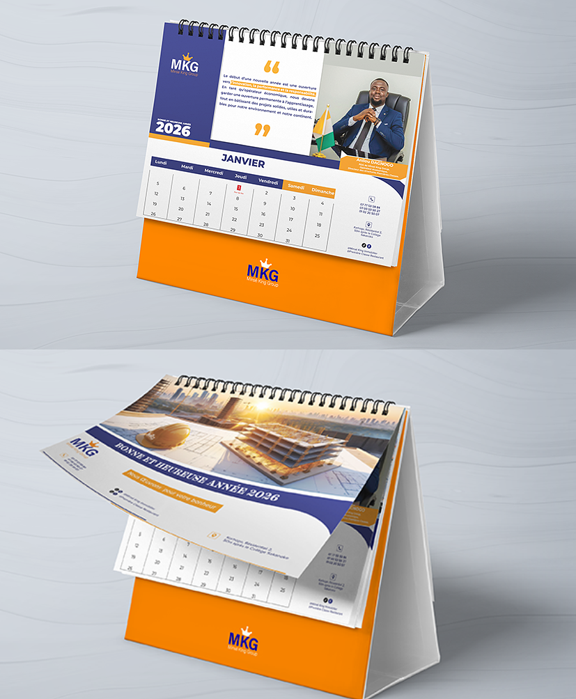 Calendrier chevalet