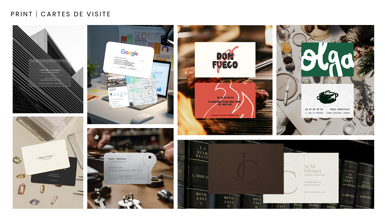 PRINT | Cartes de visite