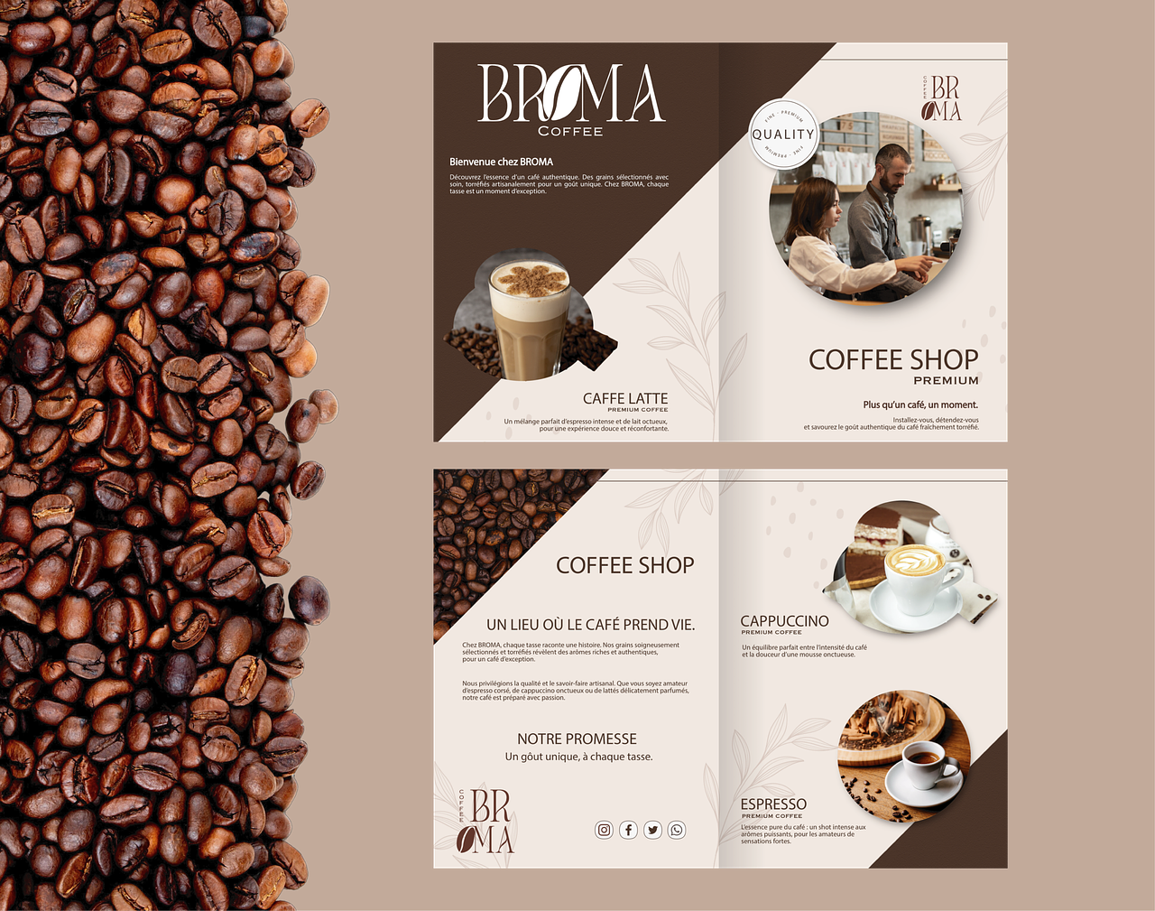 Brochure et univers de marque - BROMA