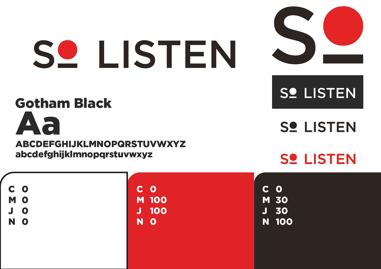 Charte graphique So Listen
