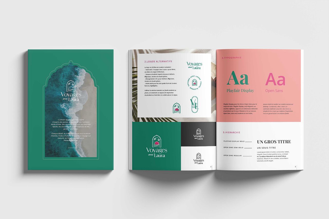 Branding - Voyages avec Laura
