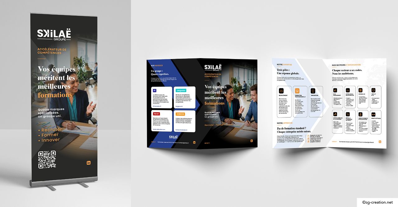 Brochure et Roll up