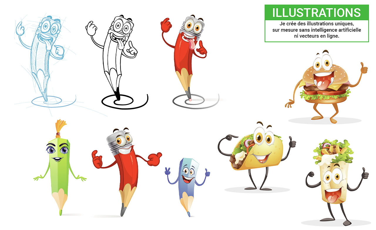 Création d’illustrations personnalisées