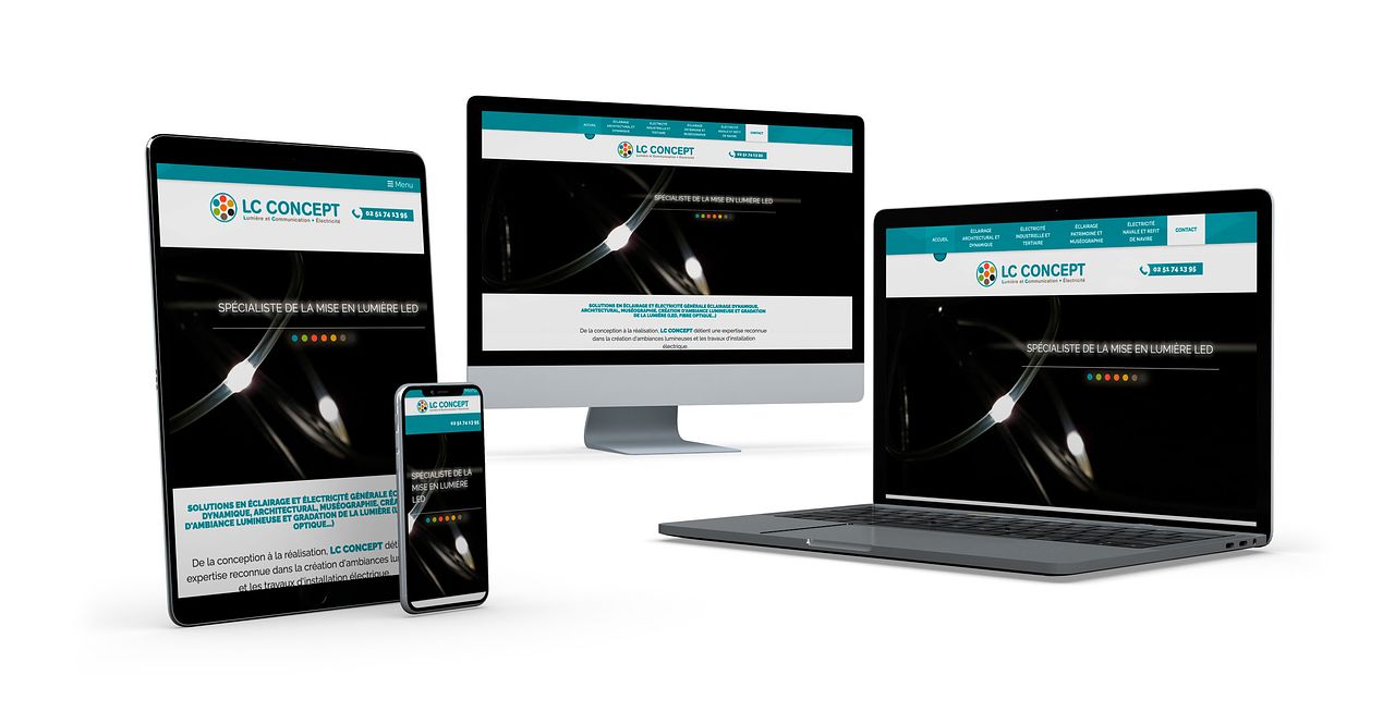 Site internet LC Concept