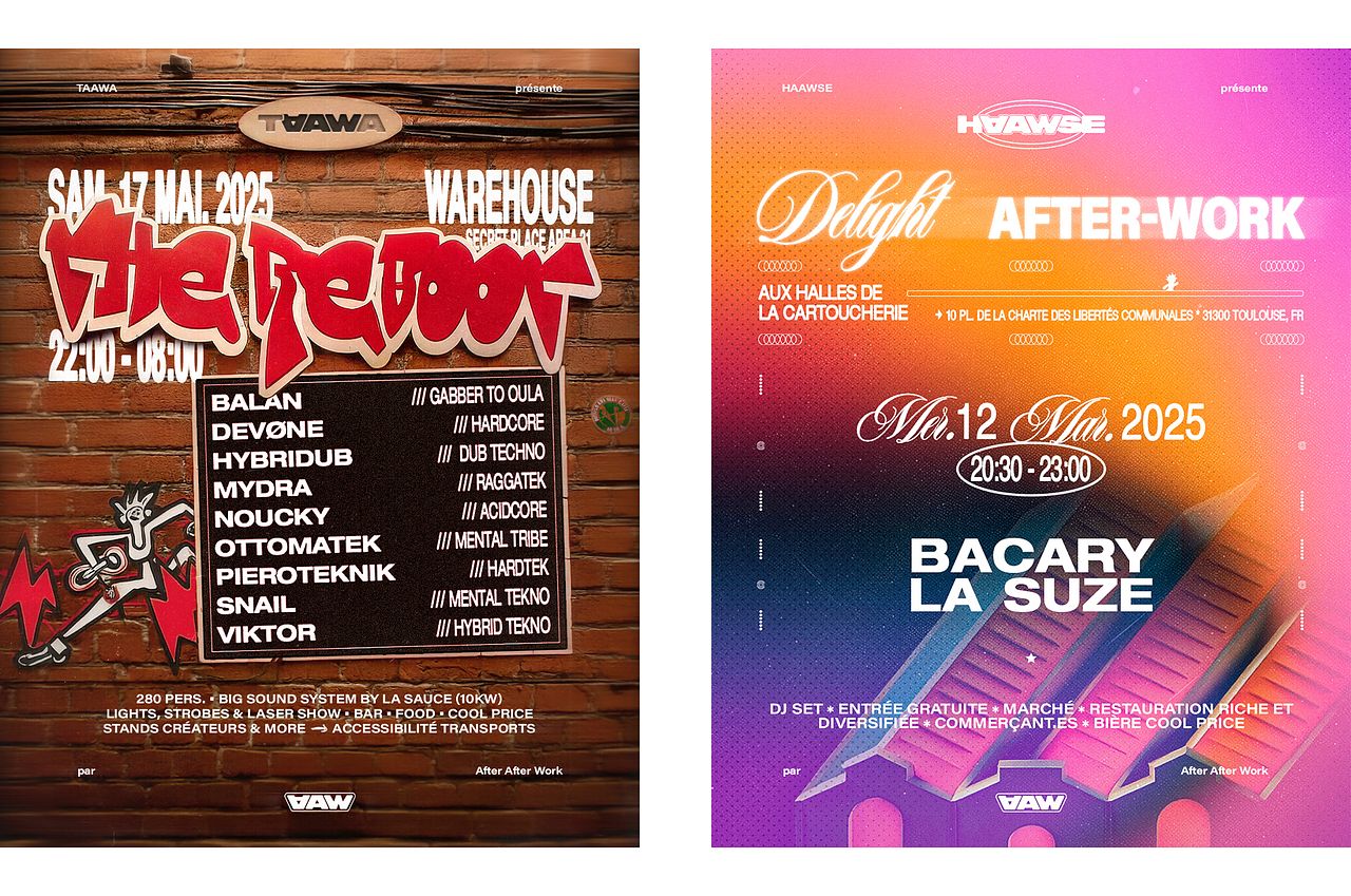 AfterAfterWork | Flyers évènementiel