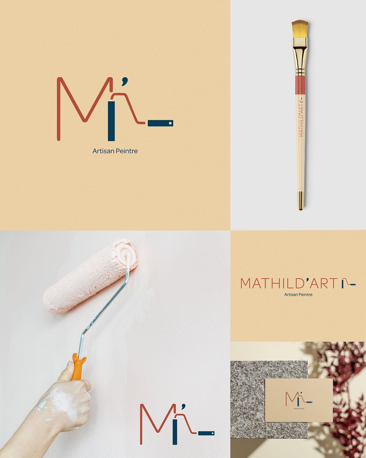 Identité Artisan Peintre "Mathild'Art"