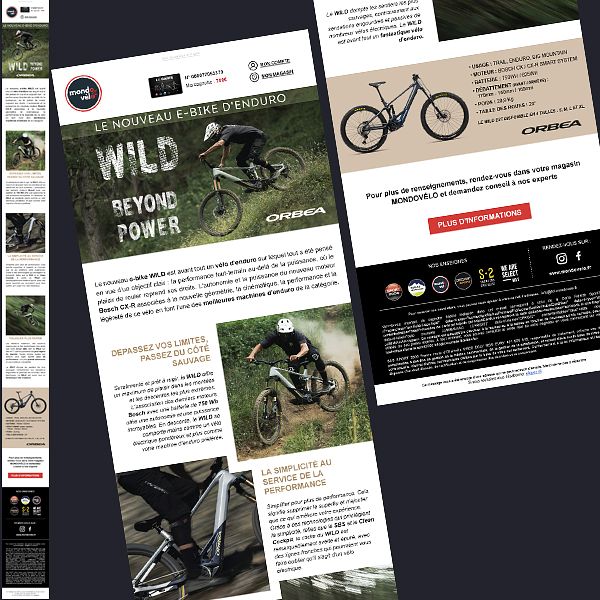 Emailing Mondovélo x Orbéa