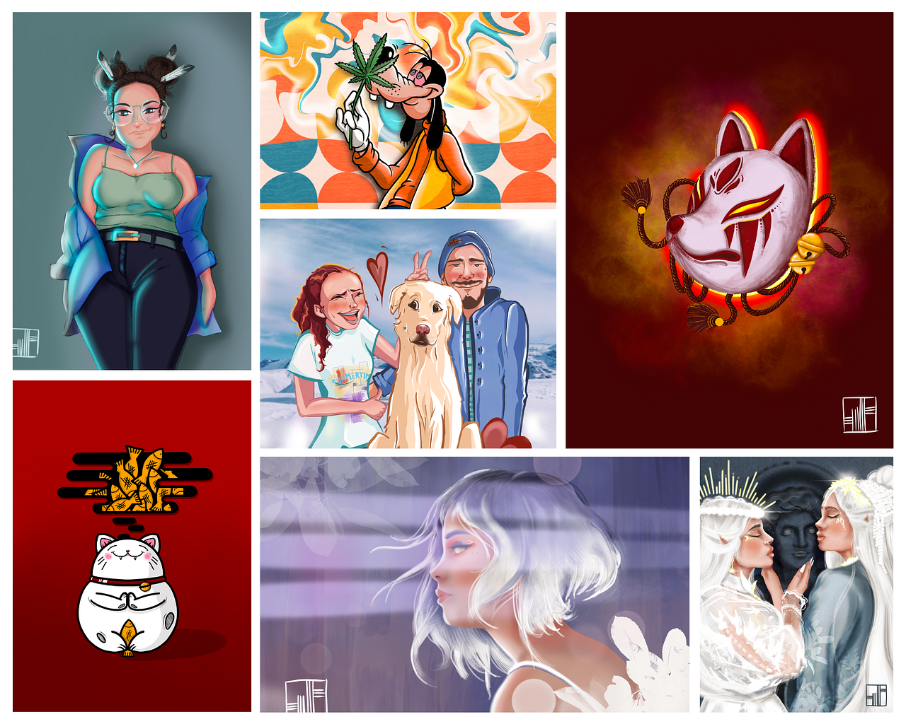 Quelques unes de mes Illustrations perso