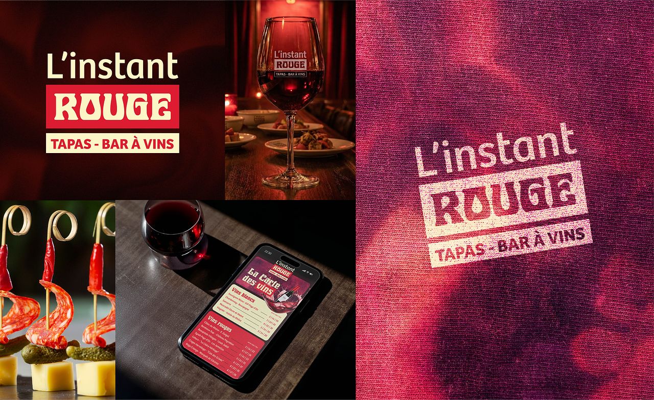 Identité visuelle // L'instant Rouge 🍷