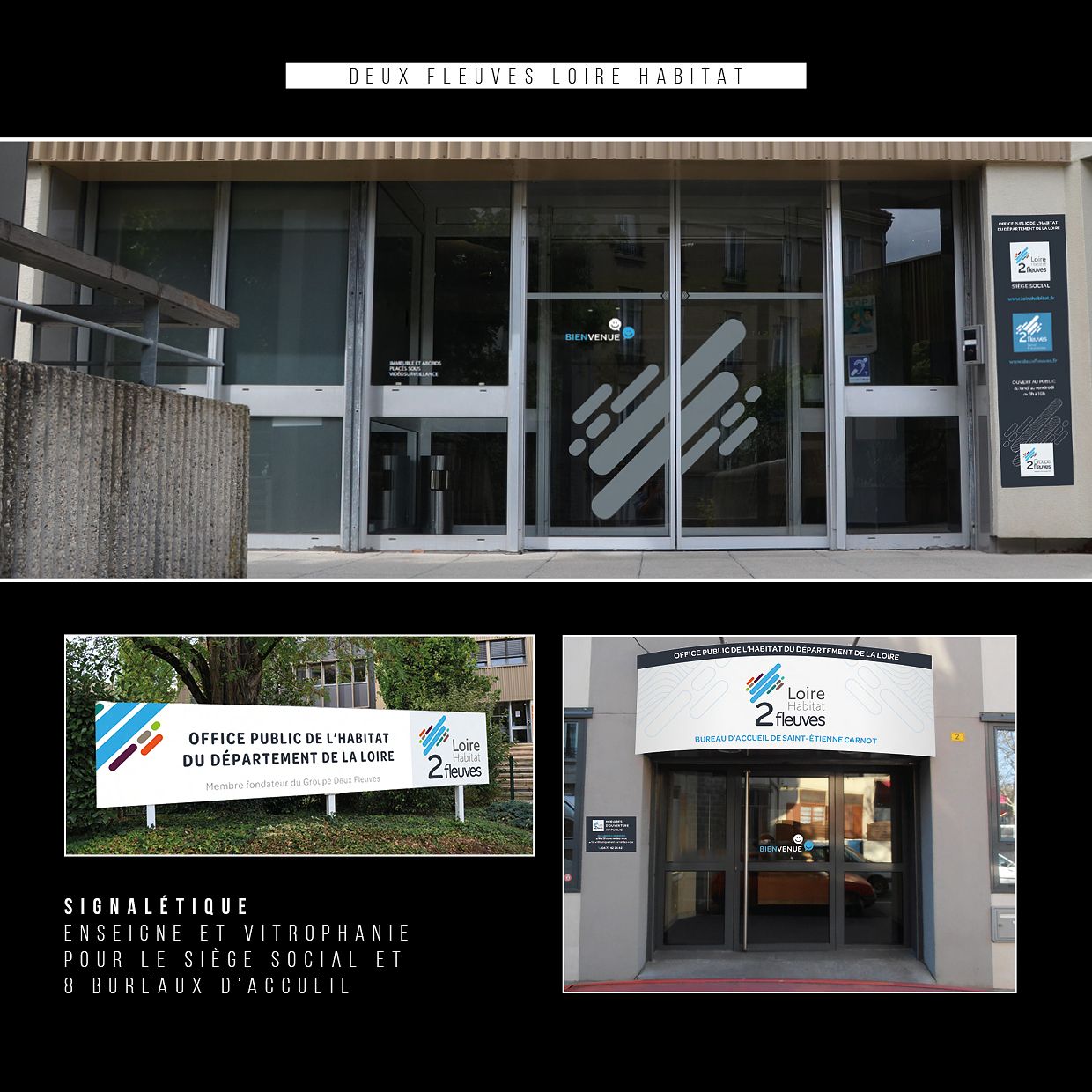 Signalétique de Deux Fleuves Loire Habitat