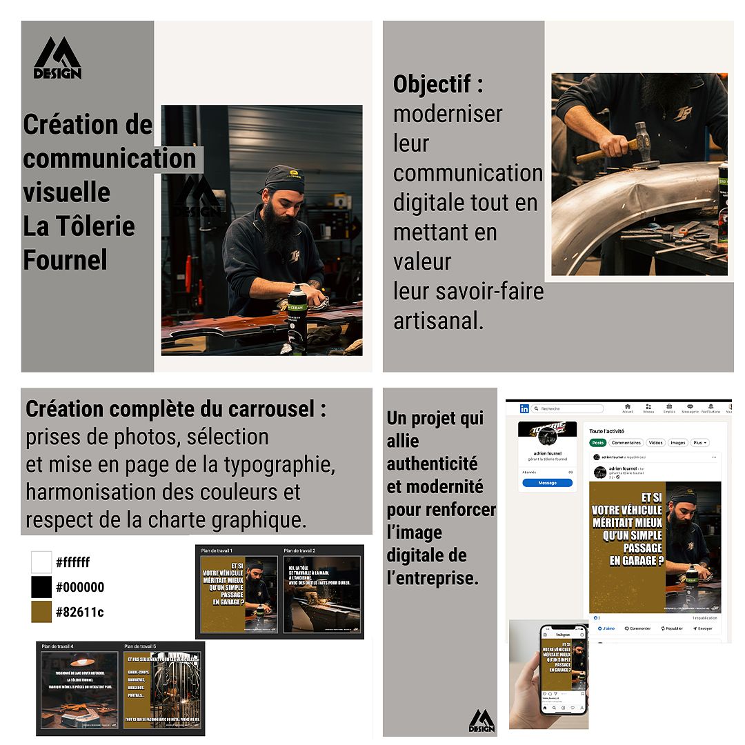 Carrousel réseaux sociaux – La Tôlerie Fournel