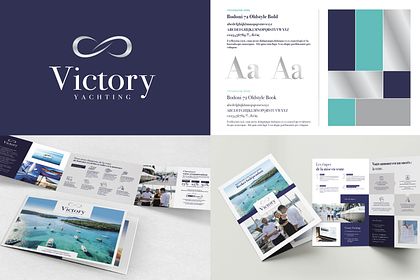 Création identité visuelle - Victory Yachting