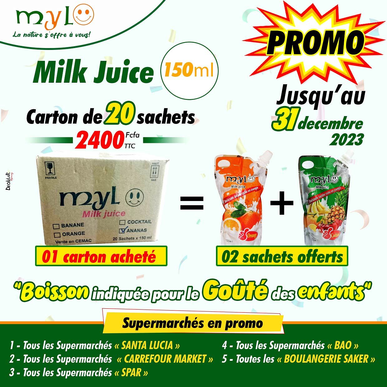 Promo Milk Juice