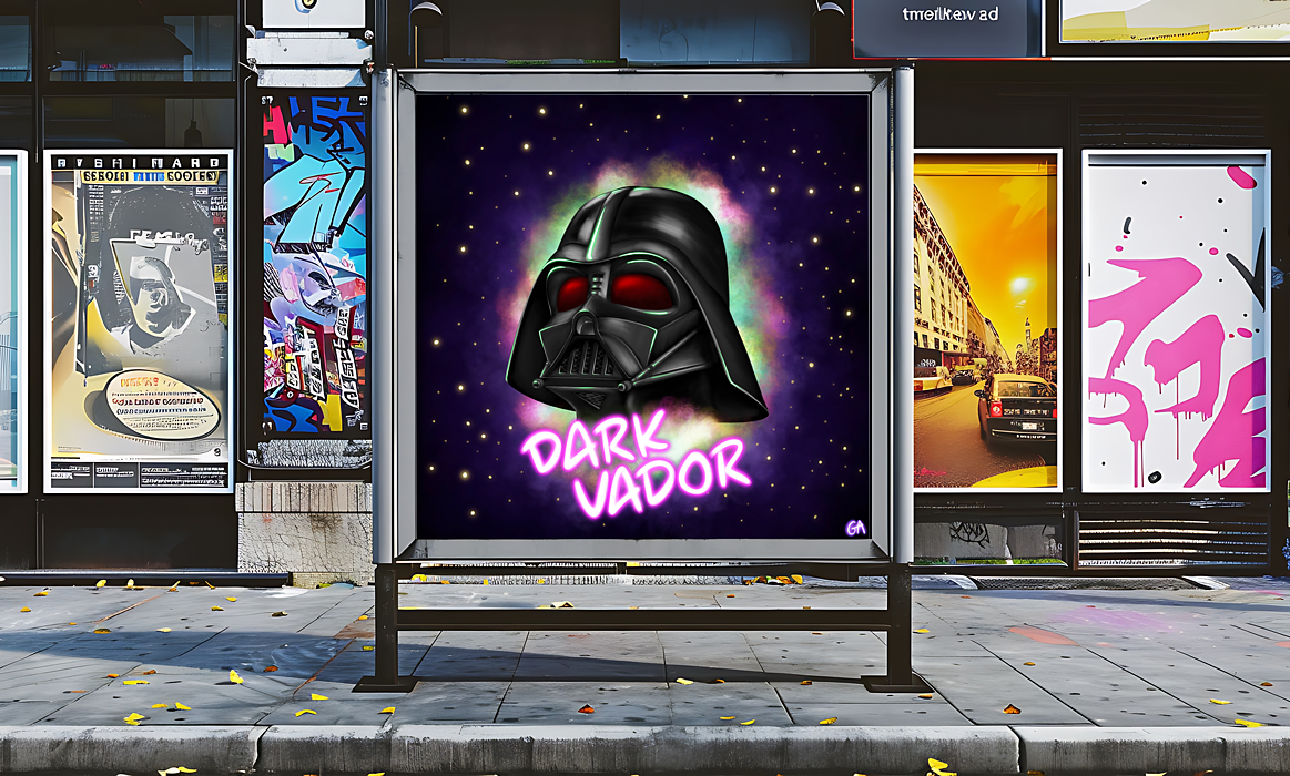 Illustration pop culture - Dark Vador