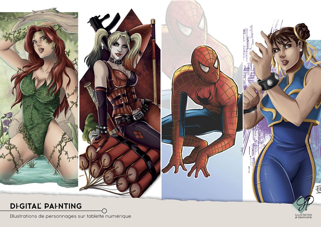 Digital painting - Comics & videogames