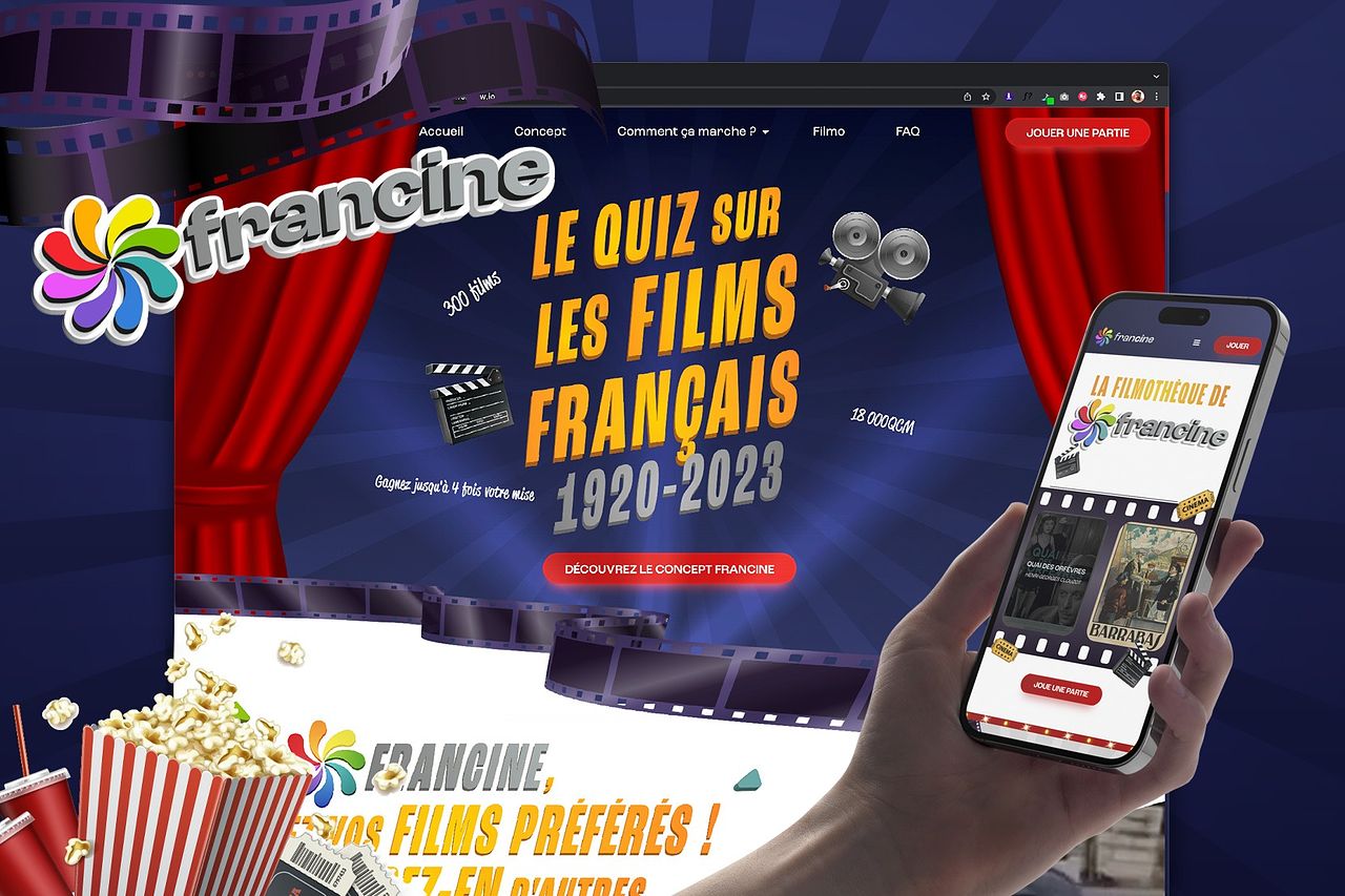 Francine · Plateforme de quizz sur le cinéma FR