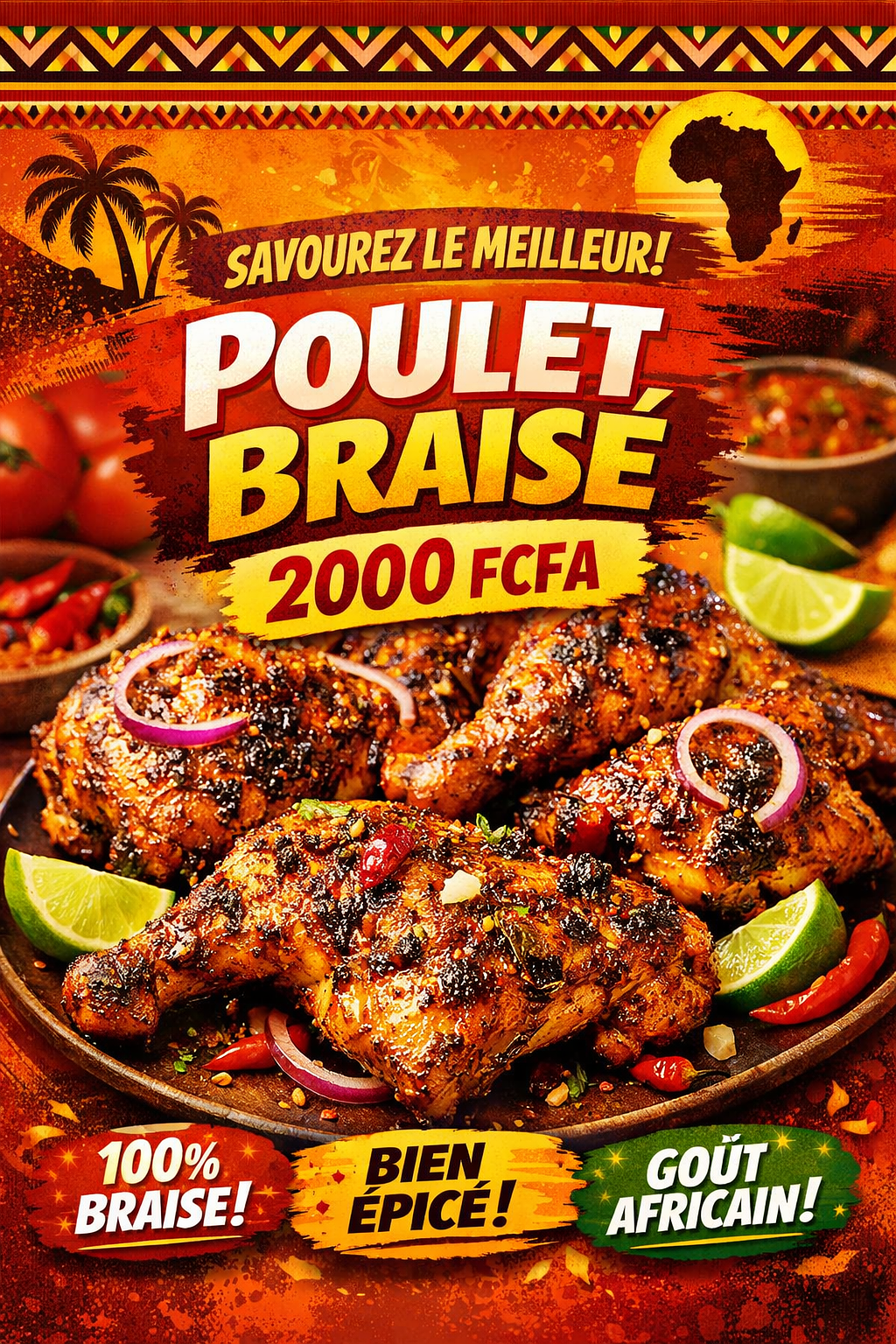 Flyer poulet Braisé (restaurant)