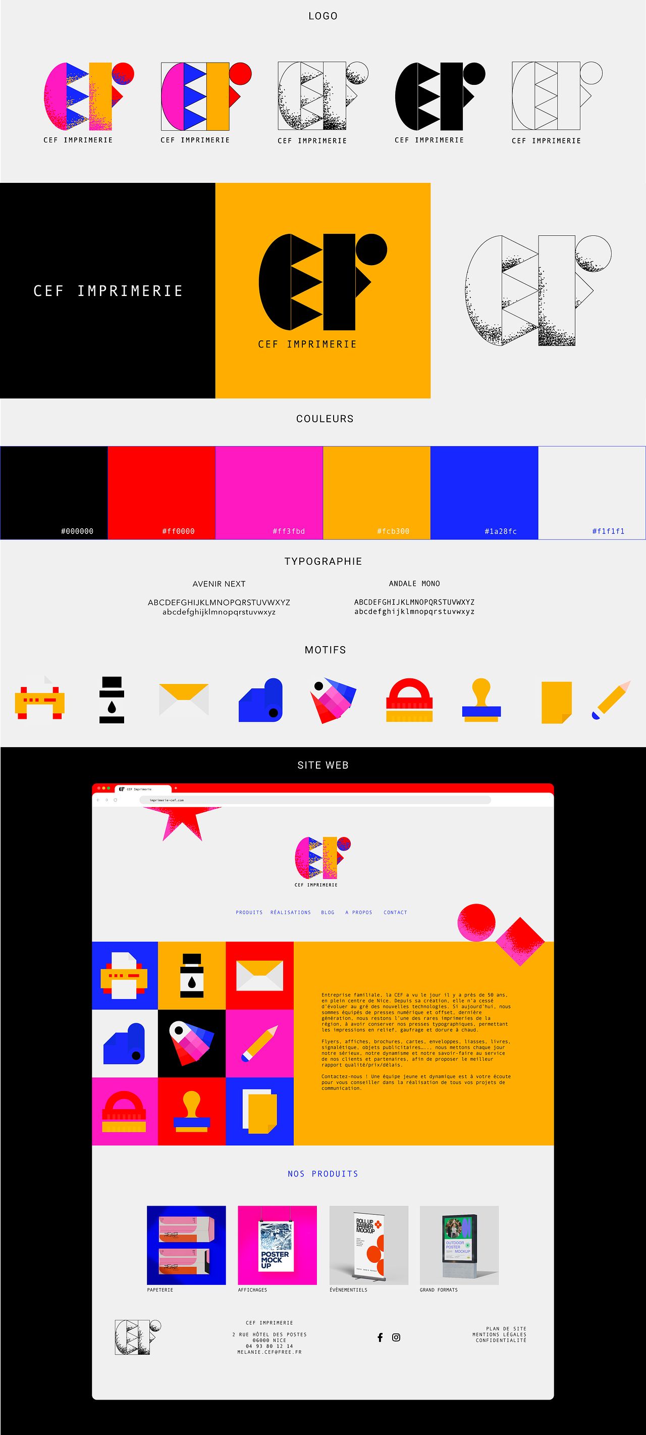 CHARTE GRAPHIQUE - CEF IMPRIMERIE