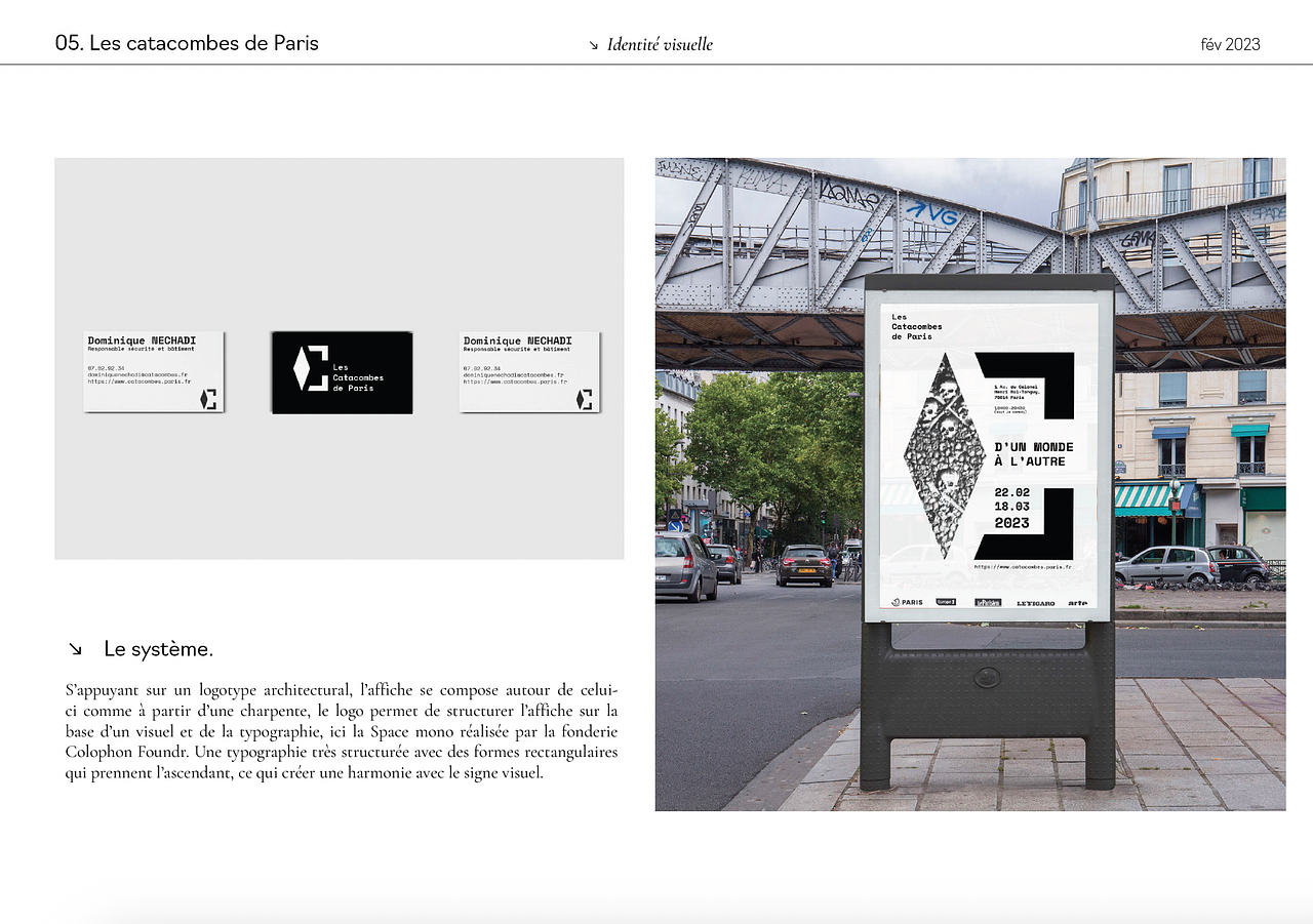 Affichage V2 - Les catacombes de Paris