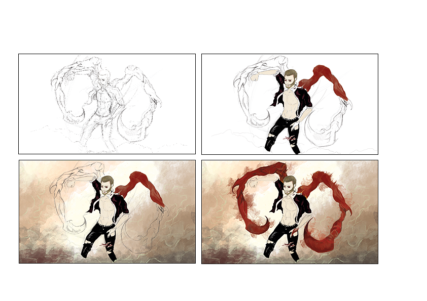 Création digital painting