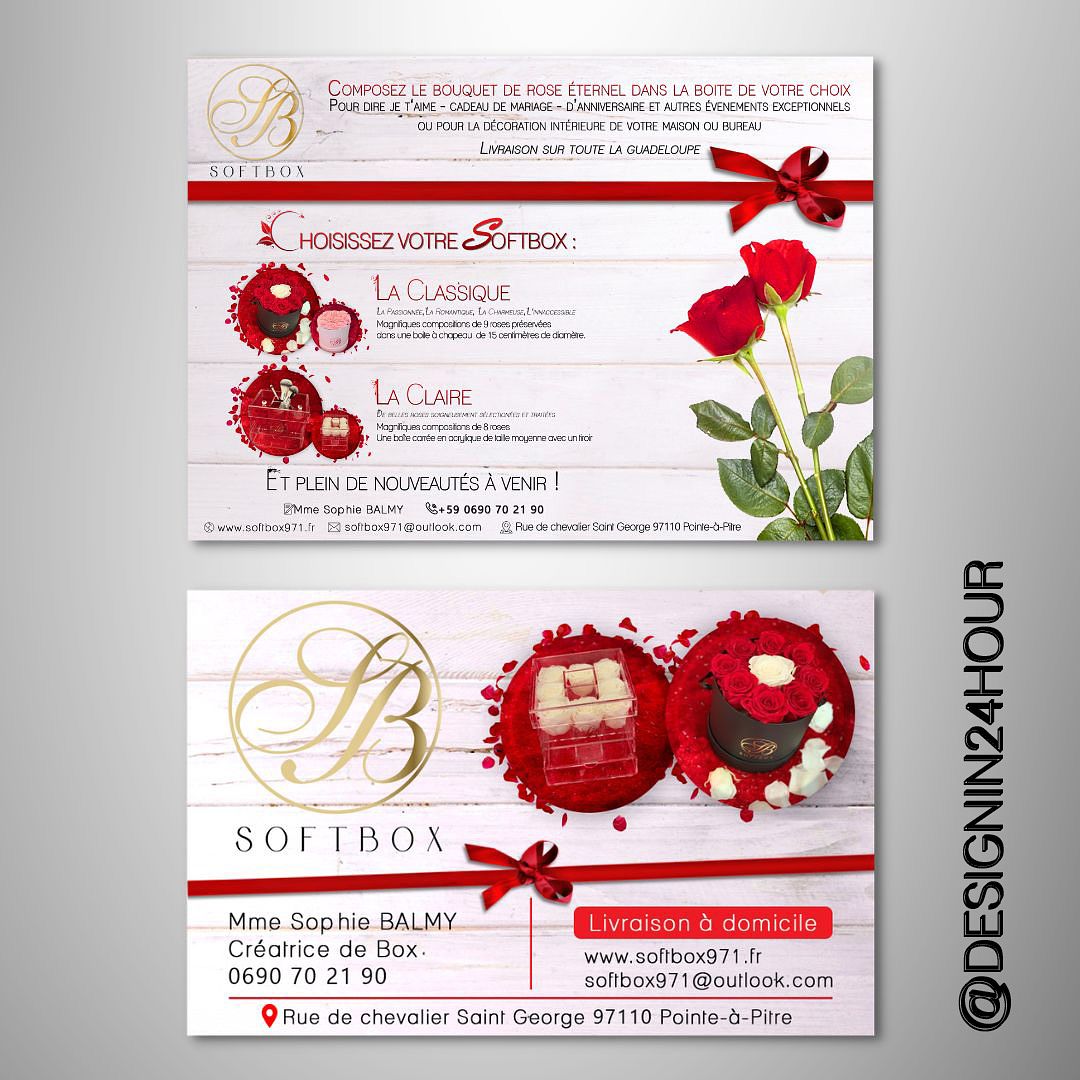 Flyer et Carte de Visite pour SoftBox971