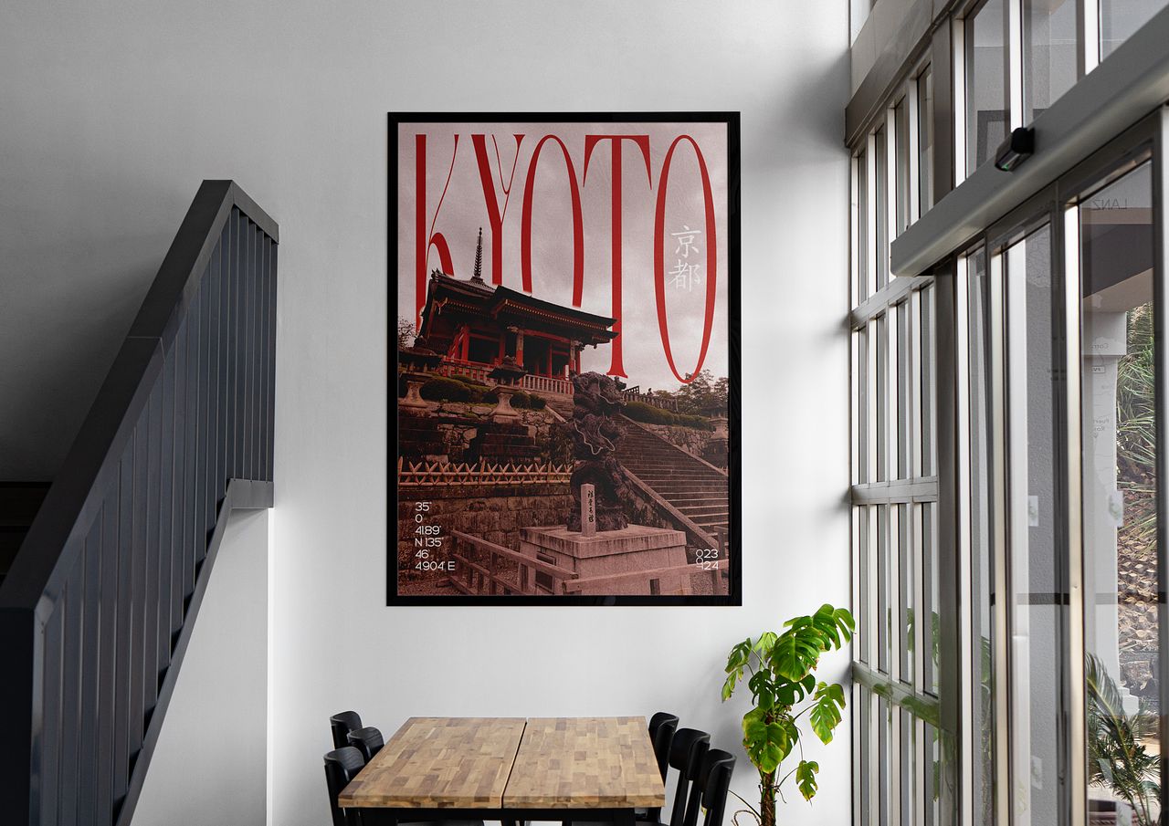 Affiche Japon - Kyoto