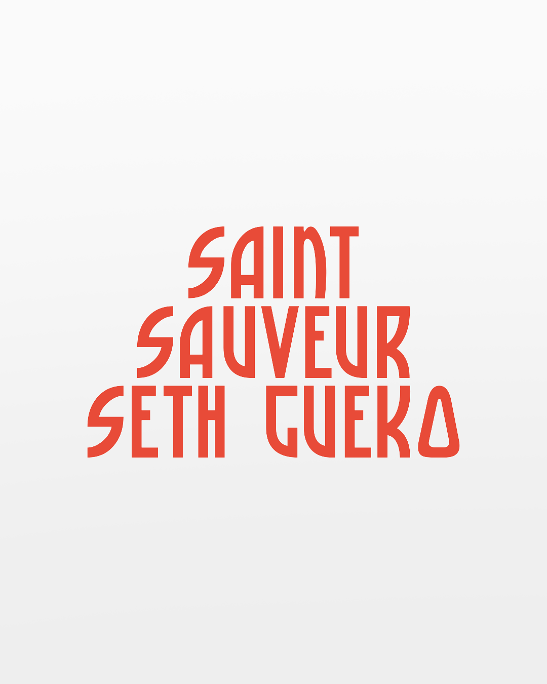 Logotype Saint Sauveur de Seth Gueko