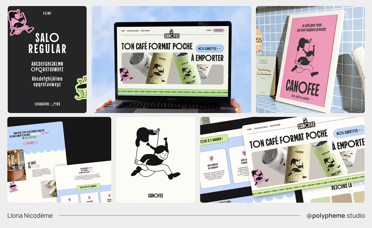 CANOFEE : Branding & création de logo pour une mar