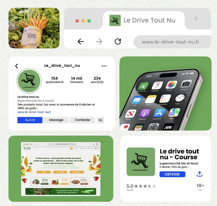 Le drive tout nu - refont du site