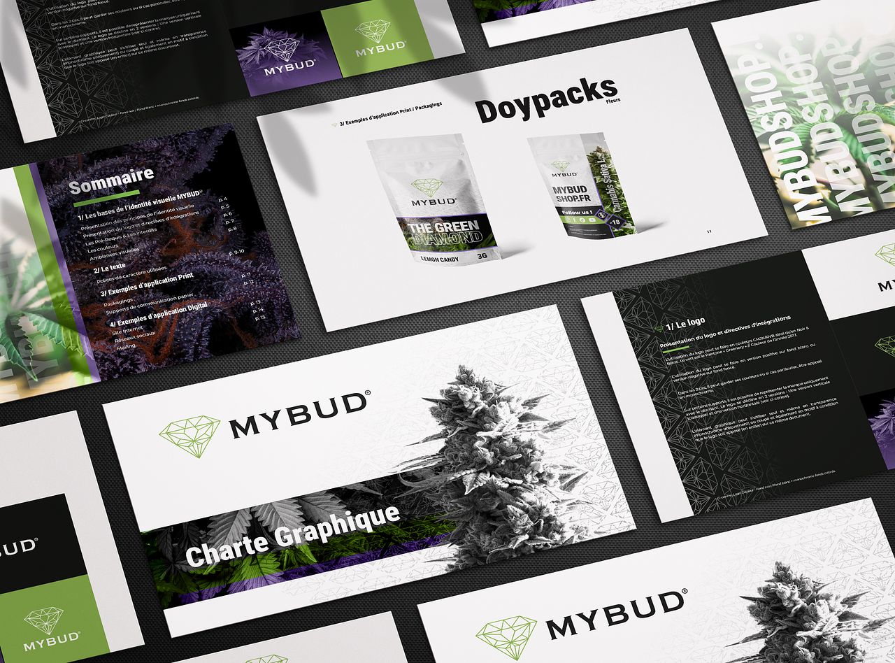 Identité Visuelle // MYBUD Shop 💎