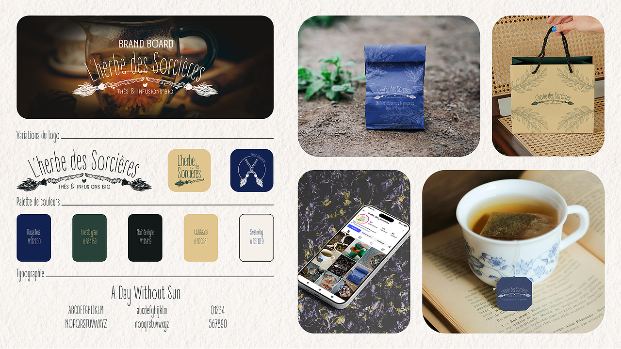 Branding marque de thé